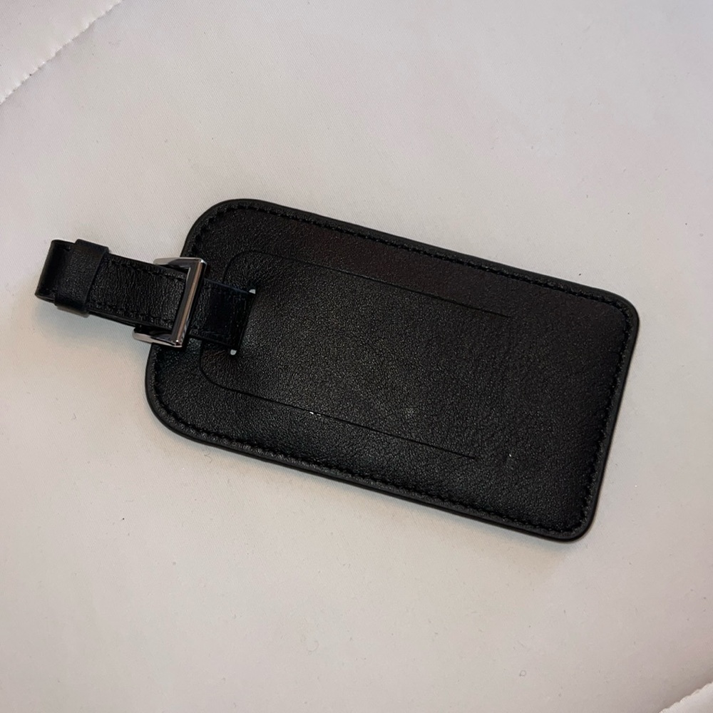 Brand New ROYCE NEW YORK SIGNATURE LUGGAGE TAG | Black